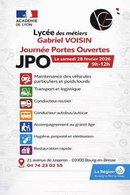 Tout savoir l'offre de formation du LP VOISIN à Bourg en Bresse
